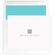 Square Initial Folded Note Cards - Raised Ink Image 4 of 5